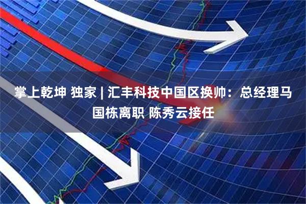 掌上乾坤 独家 | 汇丰科技中国区换帅：总经理马国栋离职 陈秀云接任