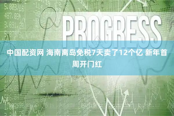 中国配资网 海南离岛免税7天卖了12个亿 新年首周开门红