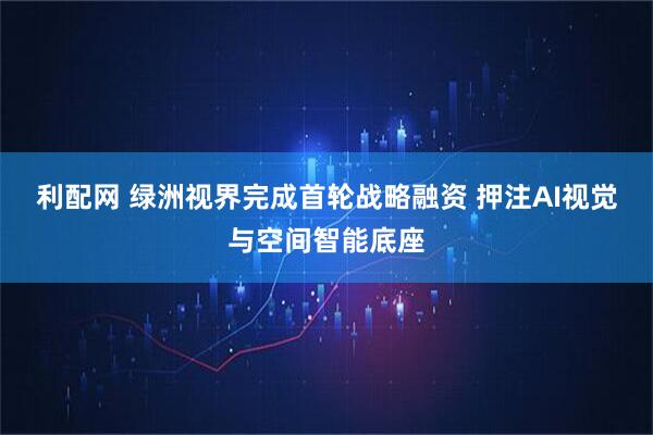 利配网 绿洲视界完成首轮战略融资 押注AI视觉与空间智能底座